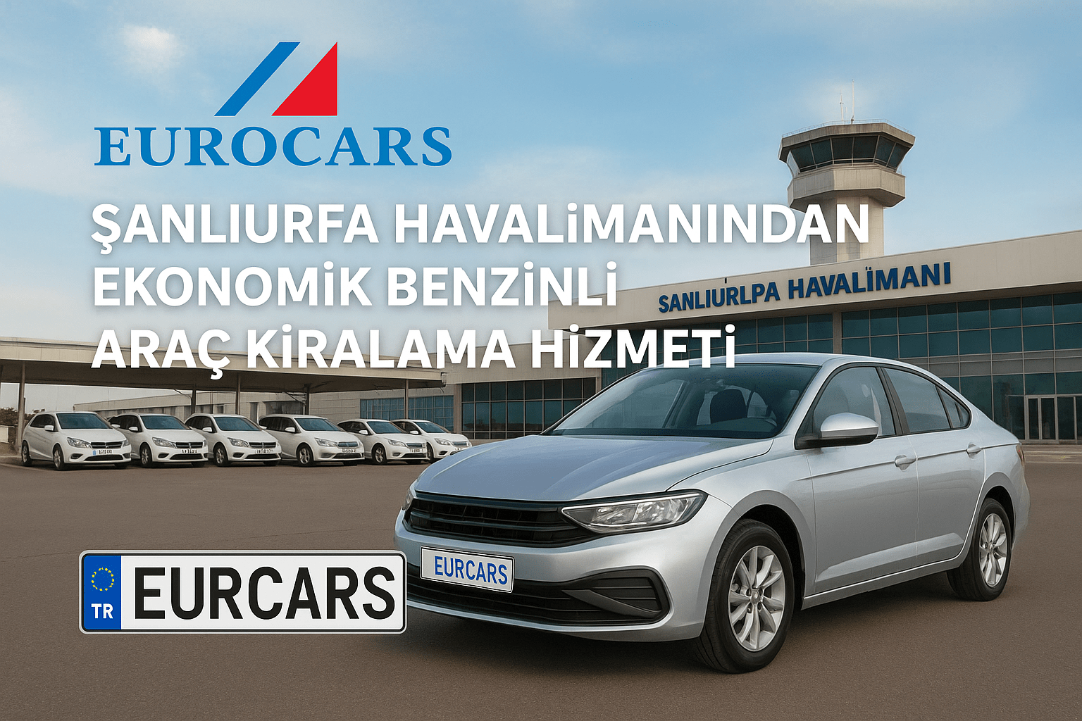 Şanlıurfa Havalimanından Ekonomik Benzinli Araç Kiralama | EUROCARS Rent a Car