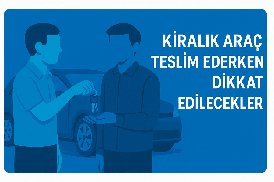 Kiralık Araç Teslim Ederken Dikkat Edilmesi Gerekenler