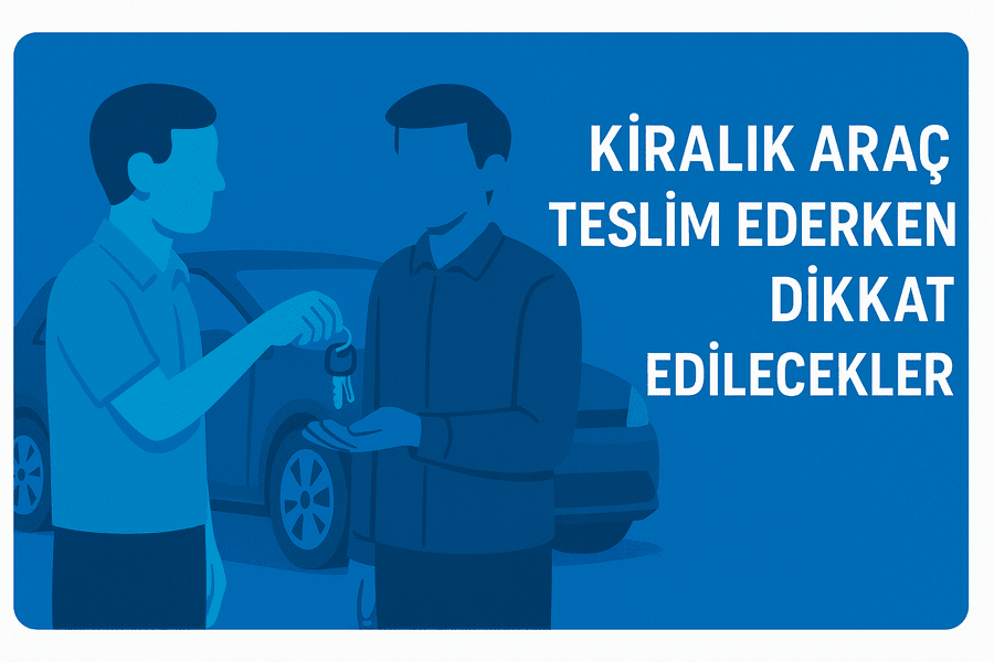 Kiralık Araç Teslim Ederken Dikkat Edilmesi Gerekenler