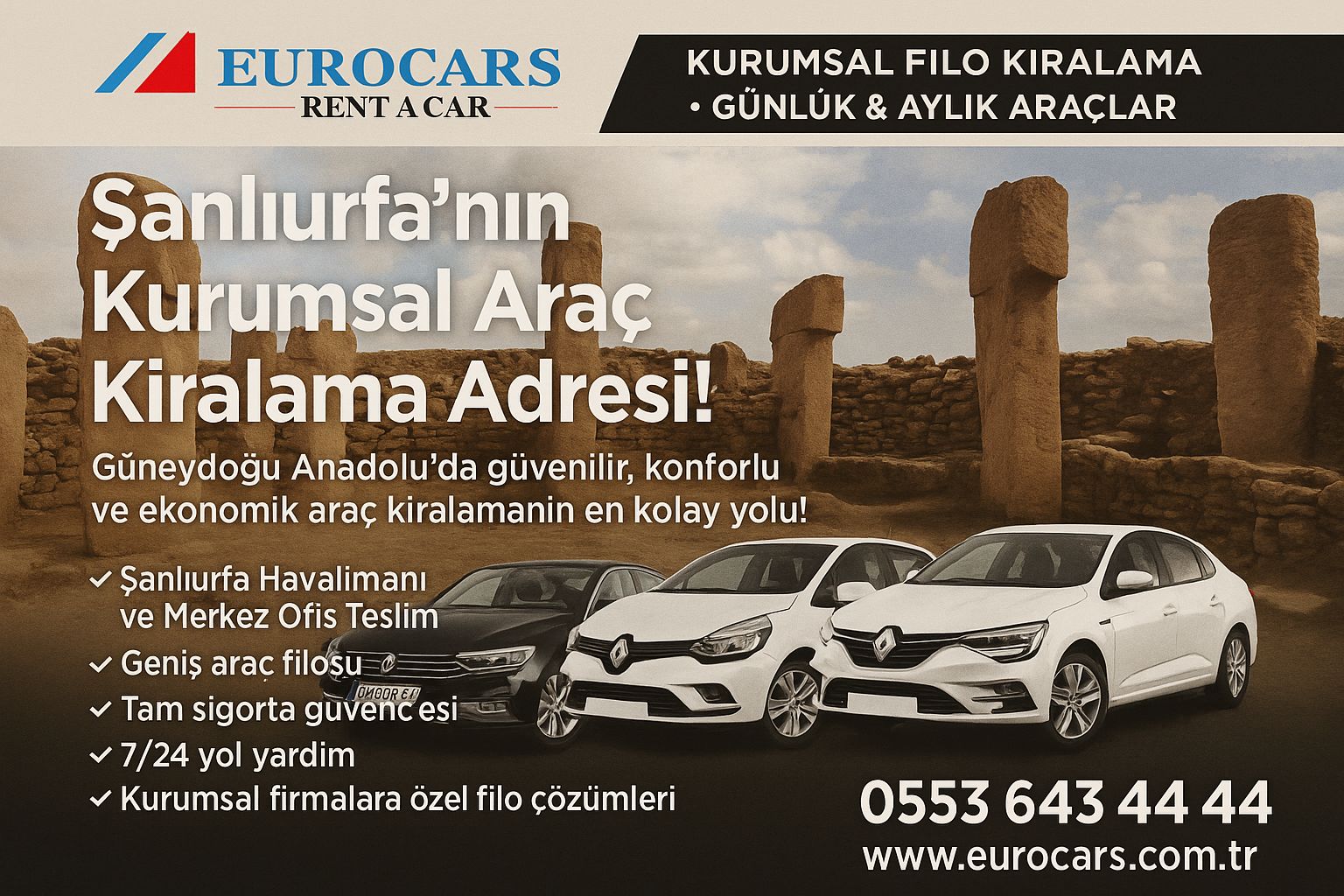 Şanlıurfa Kurumsal Rent A Car: İş Seyahatlerinde Profesyonel Ulaşım Çözümü