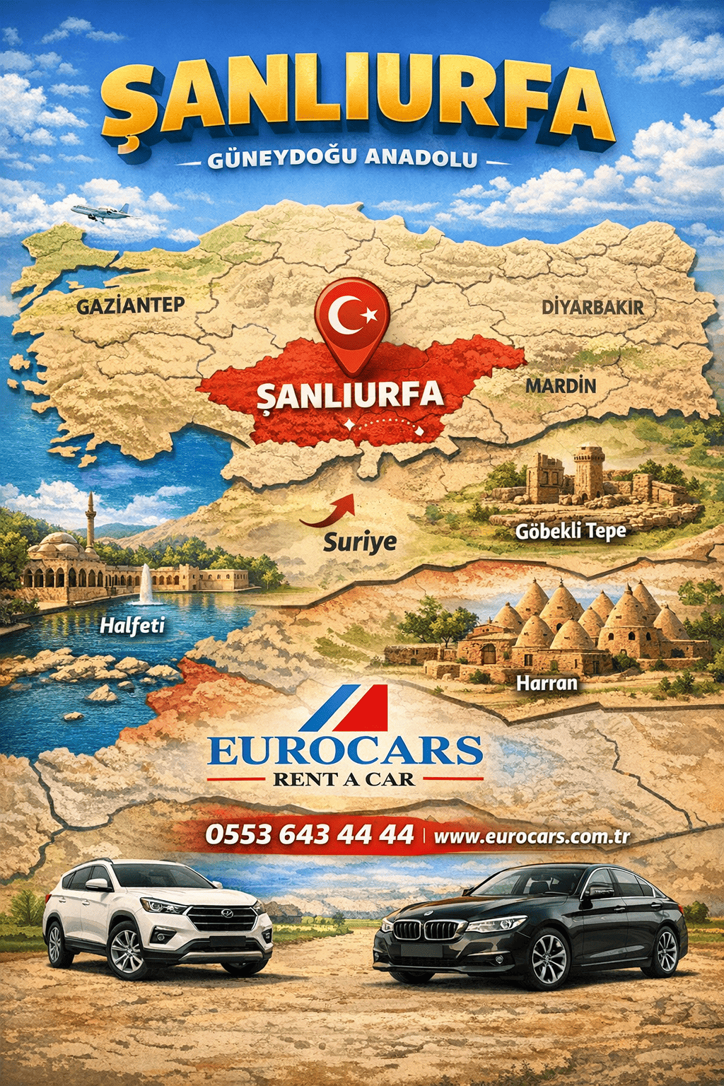 Şanlıurfa Rent A Car Hizmeti | Güvenilir Araç Kiralama – Eurocars
