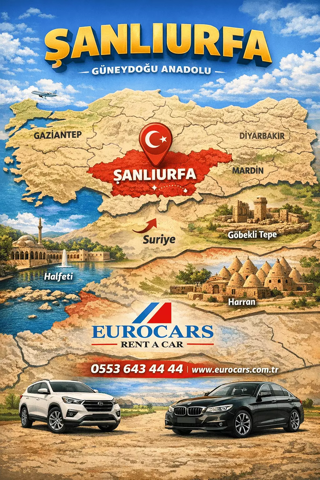 Şanlıurfa Rent A Car Hizmeti | Güvenilir Araç Kiralama – Eurocars